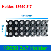 18650 3x7 Holder Can Hold 21PCS 18650 Cells Fit 12V7Ah Battery Case for 18650 DIY 3S7P 4S5P 7S3P 12V 24V Battery Pack 3*7 Holder