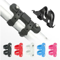Bicycle Water Bottle Holder Adaptor 5 Colors Silicone Bottle Cage Strap Seatpost Fork Frame Multi Location Mounting Bike Parts
