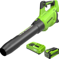 Greenworks 40V (160 MPH / 700 CFM / 75+ Compatible Tools) Cordless Brushless Axial Leaf Blower, 8.0Ah Battery and Charger