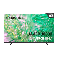 【SAMSUNG 三星】43型4K HDR智慧連網 液晶顯示器 壁掛安裝 43DU8000(UA43DU8000XXZW)