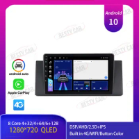 9'' Android 10.0 Car multimedia Player Stereo Radio for BMW X5 e39 E53 1999~2006 GPS Navigation Bluetooth 4G USB DSP IPS
