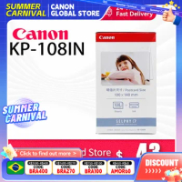 Canon KP-108IN 3 Color Ink Cassette and 108 Sheets 4 x 6 Paper Glossy for SELPHY CP1300 CP1200 CP910 CP900 CP760 CP770 CP780 CP8
