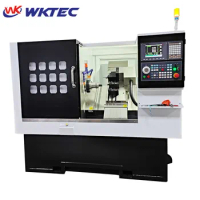 Super High Performance Price Ratio 3 Axis Slant Bed Machine Cnc High Precision Metal Automatic Feed Lathe