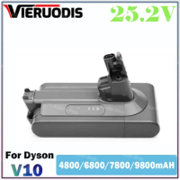 New For Dyson V10 SV12 Battery 25.2V 98000/7800mAH for For Dyson V10 absolute replaceable fluffy battery cyclone vacuum cleaner