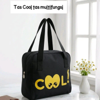 Tas Tulisan COOL tas serbaguna tas jinjing wanita /Totebag COOL