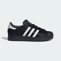 【adidas 愛迪達】SUPERSTAR II 運動休閒鞋(JH9475 男鞋/女鞋 ORIGINALS休閒鞋 貝殼鞋 馬毛鞋面設計 黑)