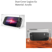 Transparent Dust Cover for Legion Go Acrylic Dust Cover Protective Clear Sleeve Game Console Accessories