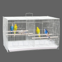 加粗電鍍鋅群鳥籠 繁殖籠 金屬鐵藝 鴿子籠中小型鸚鵡籠配對籠