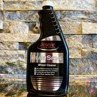 美國製 Jescar React Shine 22盎司 含噴頭 輪框 鋁框 輪圈 清潔 鏽蝕 變色顯示 免擦拭 不吃電鍍