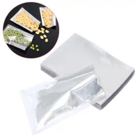 100PCS Household Kitchen Supplies Saran Wrap Aluminium Foil Bags Vacuum Sealer Heat Seal Bag Storage