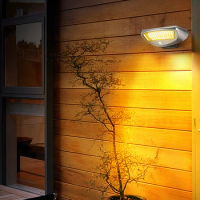 36LED Outdoor Solar Wall Lights lighting on with PIR Motion Sensor solar Security Light 4 Lighting Mode garden lights