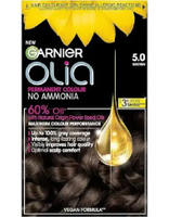 [Garnier Olia] Cat Rambut Bebas Amonia | 100% Tutup Uban, Warna Alami | Rambut Tetap Lembut 3in1 Bro