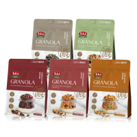 【馬玉山】輕烤穀脆特濃系列x4 效期品(蜂蜜紅藜麥/椰奶奇亞籽/黑可可/黑芝麻堅果/肉桂核桃)