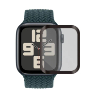 【Metal-Slim】Apple Watch SE 2023 44mm 3D全膠滿版保護貼