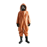 wholesale omniseal gas tight chemical resistant suit for fireman