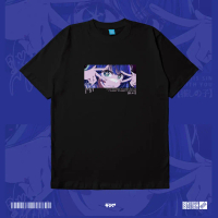 ผ้าฝ้าย แขนสั้น เสื้อยืดAkane Kurokawa Oshi no Ko Ruby Aqua Ai Hoshino Waifuมังงะอะนิเมะเสื้อยืดญี่ป