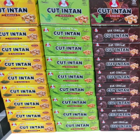 BAKPIA CUT INTAN 3 rasa original pandan coklat Food Snack