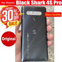 Original Battery Cover Glass Housing For Xiaomi Black Shark 4S Pro Back Panel Door Rear Case BlackShark 4S Pro with Adhesive