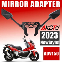 Motorcycle Mirror Adapter Adjustable Fixing Bracket Mirror Bracket FOR DAYANG Vorei ADV150 ADV350 ADV 350 150 V-ADV Accessories