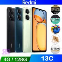 紅米 Redmi 13C (4G/128G) 6.74吋智慧型手機-贈空壓殼+滿版玻保+掛繩+其他贈品