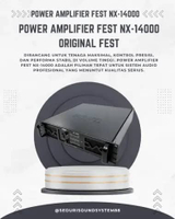 Power Amplifier Fest NX 14000 Power Fest NX-14000 Fest NX 14000 Professional Power Amplifier