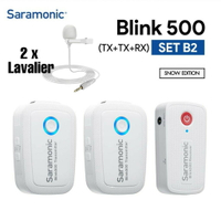 【eYe攝影】限量白色 現貨 Saramonic Blink500 B2 1對2 接收+發射 領夾式 無線麥克風 收音