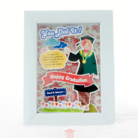 Scrap Frame Foto 3D Couple Hadiah Wisuda Jogja