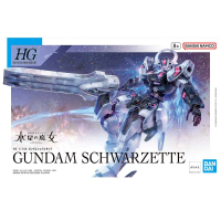 【BANDAI 萬代】水星的魔女 HG #25 1/144 SCHWARZETTE 戰騎鋼彈(萬代模型 模型玩具 組裝模型 鋼彈模型)