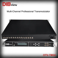 OTV-TM24 Low Cost Multi-Channel FTA Tuners To RF DVB-C/T/ATSC/ISDB-T/DTMB Digital TV Modulator For Cable TV Radio Equipment