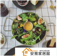 托盤北歐韓國ins網紅餐廳牛排盤西餐盤不銹鋼創意餐盤托盤小吃盤NNJ7~青木鋪子