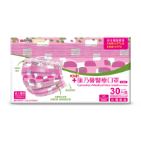 【康乃馨】醫療口罩30片盒裝 未滅菌(一般耳帶SOU SOU 粉紅公路)