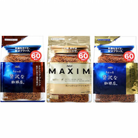 日本 AGF Maxim華麗醇厚咖啡／箴言金咖啡／華麗香醇咖啡120g(補充包) 款式可選【小三美日】 DS016111