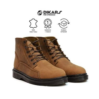 Spartan Sepatu Dockmart Crazy Horse Brown Boots 39