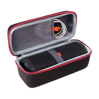 Hard Case for JBL Flip 3/4 Waterproof Portable Speaker. Fits USB Cable and Charger