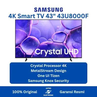SAMSUNG 43U8000F 4K SMART TV 43 Inch 2025 Series TV + Bracket