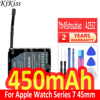 450mAh KiKiss Powerful Battery 7th For Apple Series 7 series7 Watch S7 45mm A2552