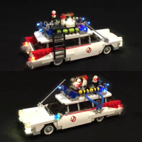 Led Light For Lego 21108 Ghostbusters Ecto-1 Building Bricks Blocks Creator City Compatible 16032 Toys ( light with Battery box)