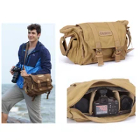 DSLR Camera Shoulder Bag Sling Photo Video Bags Pack Travel Protective Case for Canon EOS R 70D 80D 90D 80DII 5DIII Shockproof