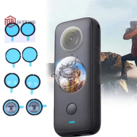 1Set Lens Protector For Insta360 One X2 Sticky Lens Guards For Insta 360 One X3 Anti-scratch Camera Cover Protective Accessories