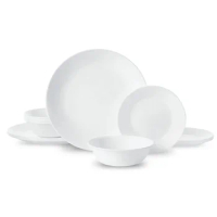 Corelle®-Winter Frost White, Round 12-Piece Dinnerware Set