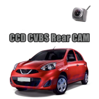 Car Rear View Camera CCD CVBS 720P For Nissan Micra March Reverse Night Vision WaterPoof Parking Backup CAM