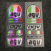 Motorcycle sticker Sponsor Reflective sticker for AGV helmet sticker Body Scratch sticker Motorcycle accessories