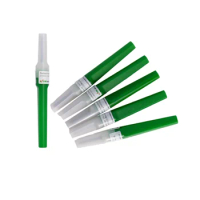 100pcs Medical Sterile Flashback Needle Disposable Visible Straight Needle Disposable Pen Type Blood Collection Needles