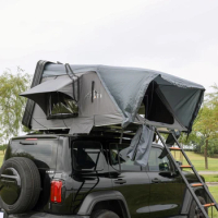 waterproof clamshell roof top tent hard shell vehicle car trailer slim xxl roof top tent
