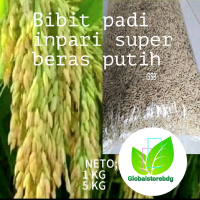 Bibit benih padi inpari super pulen beras putih 1 kg