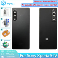 Original Housing For Sony Xperia 5 IV Back Battery Cover Rear Door Case For Sony Xperia X5 IV With Camera Lens Replacement
