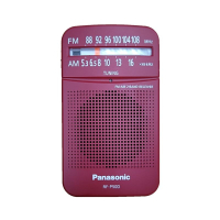 PANASONIC 樂聲牌 - FM-AM 直立式收音機-紅色