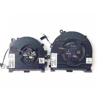 Replacement Laptop CPU GPU Cooling Fan for HP Pavilion 14-EH TPN-W154 N10439-001 N10440-001