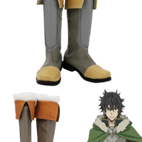 Naofumi Iwatani Shoes Men Cosplay Fantasia Boots Anime The Rising Cosplay The Shield Disguise Accessories Halloween Footwear