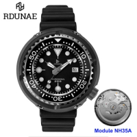 RDUNAE Titanium Classic Emperor Can Diver Watch NH35A Automatic Mechanical Watch for Men Sapphire 200m Waterproof